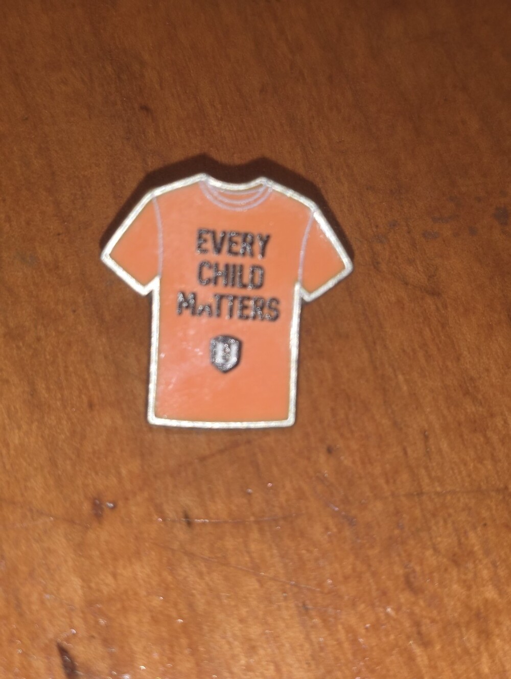 Orange Shirt Every Child Matters Lapel Pin
